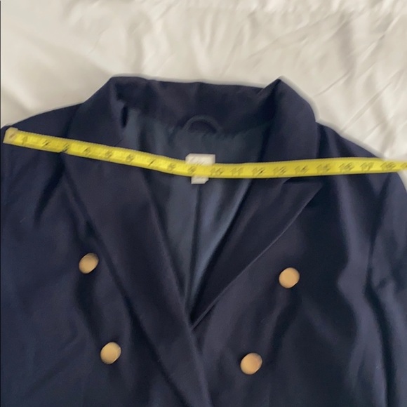 A New Day Navy Blue Blazer, Gold Buttons - Picture 6 of 8